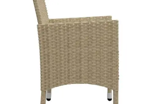 Set mobilier de grădină, 5 piese, bej - 5/5