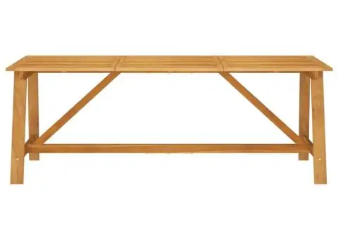 Set mobilier de grădină, 7 piese, maro - 5/5