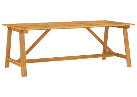 Set mobilier de grădină, 9 piese, maro - 2/5