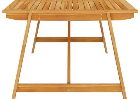 Set mobilier de grădină, 9 piese, maro - 3/5