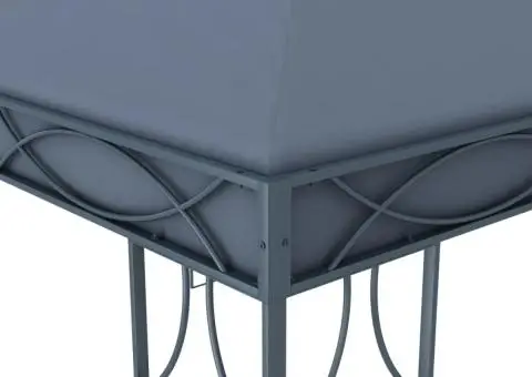 Pavilion cu șir de lumini LED, antracit, 300x300cm - 5/5