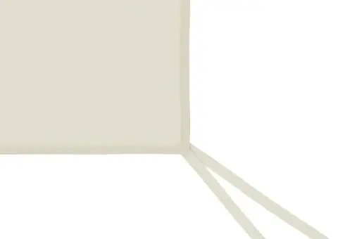 Pereți laterali foișor cu ferestre, 2 buc., crem - 4/5