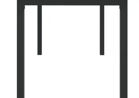 Set mobilier de grădină, 9 piese, antracit, aluminiu - 4/5