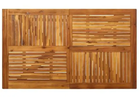 Set mobilier de grădină, 5 piese, maro - 5/5