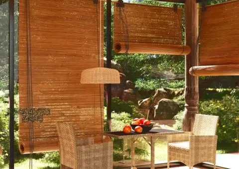 Set mobilier de grădină, 3 piese, bej - 1/5