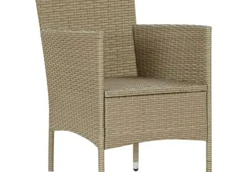 Set mobilier de grădină, 3 piese, bej - 5/5