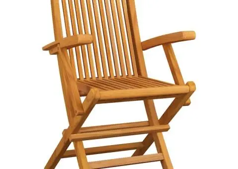 Scaune de grădină cu perne gri, 8 buc., lemn masiv de tec - 3/5