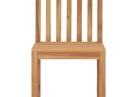 Scaune de grădină cu perne, 6 buc., lemn masiv de tec - 4/5