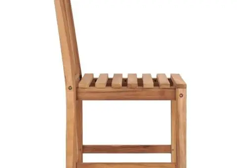 Scaune grădină cu perne, 6 buc, lemn masiv tec - 5/5