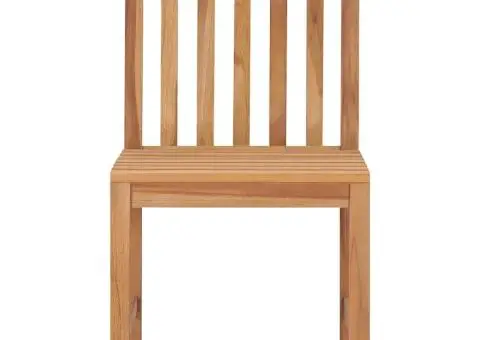 Scaune de grădină cu perne, 8 buc., lemn masiv de tec - 4/5