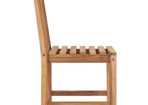 Scaune de grădină cu perne, 8 buc., lemn masiv de tec - 5/5