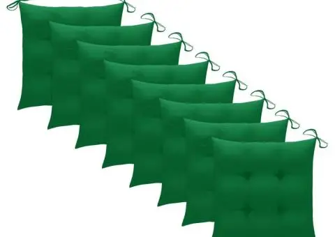 Scaune de exterior cu perne, 8 buc., lemn masiv de acacia - 4/5