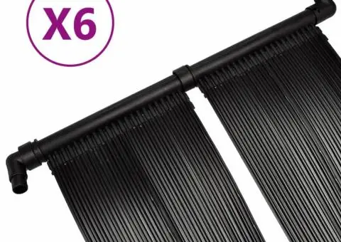 Panou încălzitor solar pentru piscină, 6 buc., 80x620 cm - 2/5