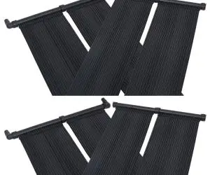 vidaXL Panou încălzitor solar pentru piscină, 4 buc., 80x310 cm