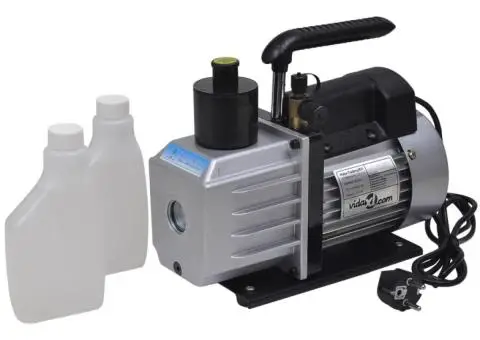 Pompă de vid 50 L/min cu set de manometre cu 2 căi în set scule - 2/5