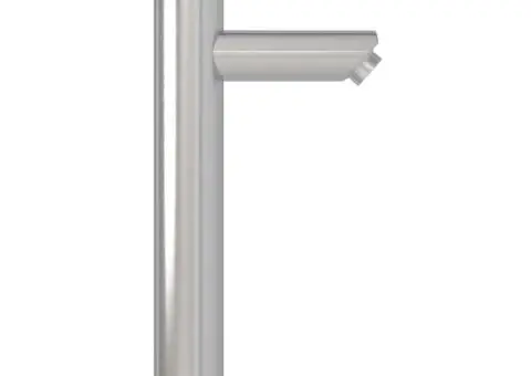 Chiuvetă baie, robinet și scurgere tip push auriu sticlă călită - 4/5