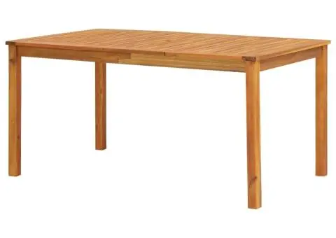 Set mobilier de exterior cu perne, 3 piese, lemn masiv acacia - 4/5