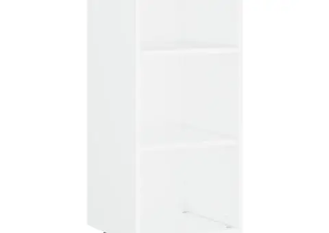 Dulap înalt, alb extralucios, 34,5x32,5x180 cm, lemn prelucrat - 4/5