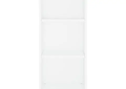 Dulap înalt, alb extralucios, 34,5x32,5x180 cm, lemn prelucrat - 5/5