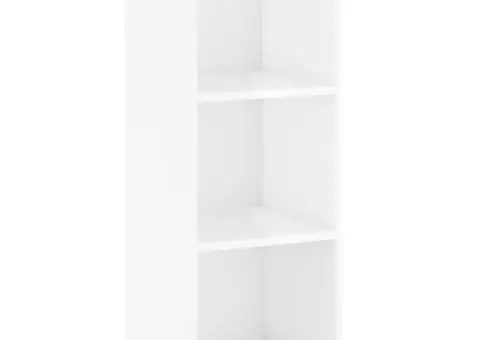 Dulap înalt, alb extralucios, 34,5x34x180 cm, lemn prelucrat - 5/5