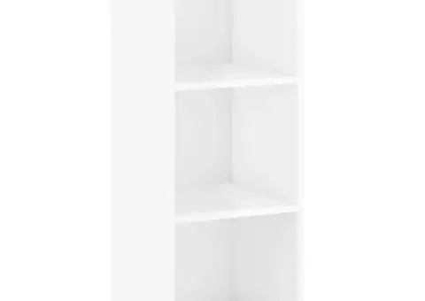 Dulap înalt, alb extralucios, 34,5x34x180 cm, lemn prelucrat - 5/5