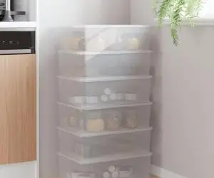 vidaXL Cutii de depozitare din plastic, 6 buc., 10 L, stivuibile