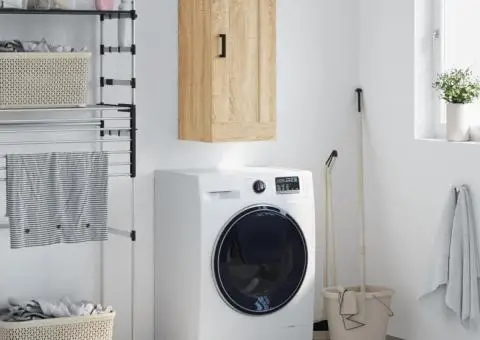 Dulap de perete, stejar sonoma, 34,5x34x90 cm, lemn prelucrat - 1/5