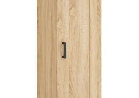 Dulap de perete, stejar sonoma, 34,5x34x90 cm, lemn prelucrat - 2/5