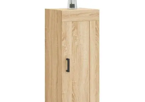 Dulap de perete, stejar sonoma, 34,5x34x90 cm, lemn prelucrat - 4/5