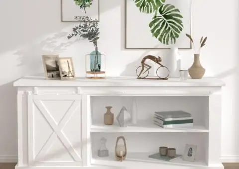 Set glisare mini ușă pentru dulap, alb, oțel carbon, 200 cm - 1/5