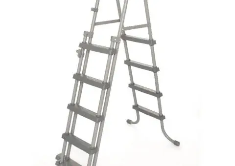 Bestway Scară de siguranță piscină cu 4 trepte Flowclear 122 cm, 58331 - 1/5