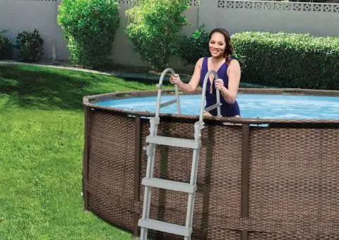 Bestway Scară de siguranță piscină cu 4 trepte Flowclear 122 cm, 58331 - 3/5