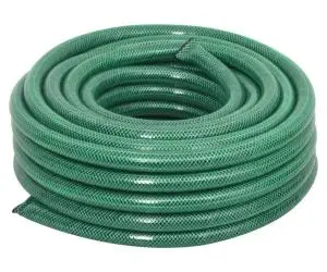 vidaXL Furtun de aer, verde, 0,75", 50 m, PVC