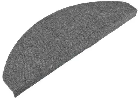 Covorașe de scări autoadezive, 10 buc., gri, 65x22,5x3,5 cm - 3/5