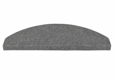 Covorașe de scări autoadezive, 10 buc., gri, 65x22,5x3,5 cm - 4/5