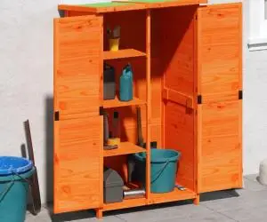 vidaXL Șopron scule de grădină maro 83x57x140 cm lemn masiv de pin