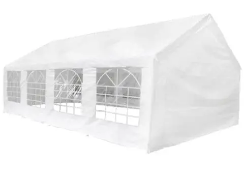 Marchiză de petrecere, 8 x 4 m, alb - 1/5