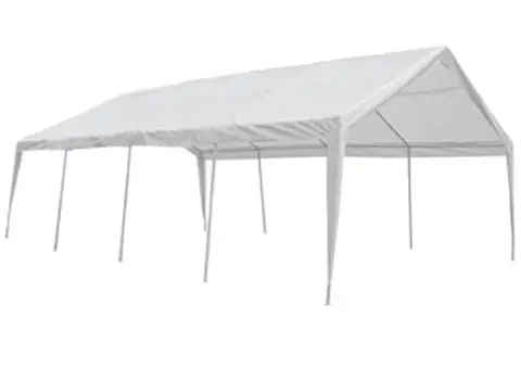 Marchiză de petrecere, 8 x 4 m, alb - 3/5