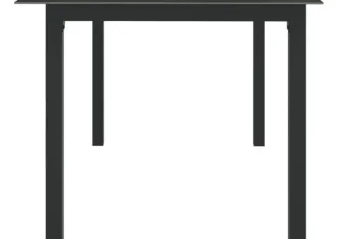 Set mobilier de grădină, 7 piese, antracit, aluminiu - 4/5