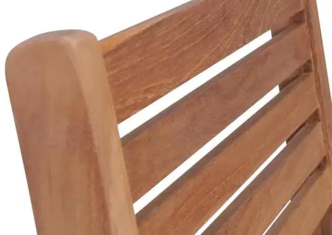 Scaune de grădină stivuibile cu perne, 6 buc., lemn masiv tec - 5/5