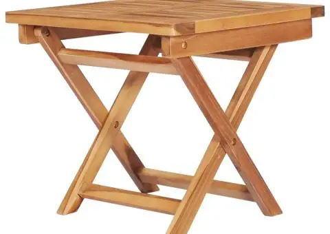 Șezlonguri, 2 buc., cu masă și pernă, lemn masiv de tec - 5/5