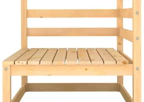 Set mobilier de grădină, 7 piese, lemn masiv de pin - 5/5