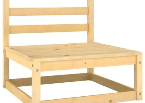 Set mobilier de grădină, 5 piese, lemn masiv de pin - 4/5