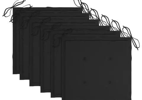 Scaune de exterior cu perne, 6 buc., lemn masiv de acacia - 4/5