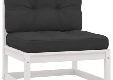 Set mobilier grădină cu perne, 10 piese, lemn masiv de pin - 5/5