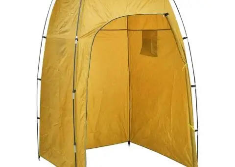 Suport portabil de camping, pentru spălat mâini, cu cort, 20 L - 4/5