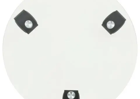 Suport cu role de plante 4 buc. 28 cm sticlă securizată rotund - 3/4