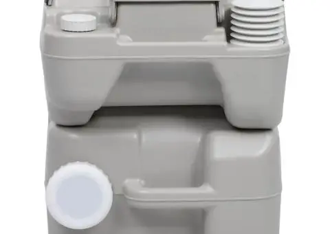 Set portabil cu toaletă și lavoar pentru camping - 3/5