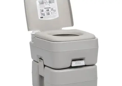 Set portabil cu toaletă și lavoar pentru camping - 4/5