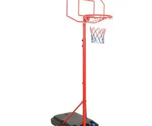 vidaXL Set de joc de baschet portabil, reglabil, 200-236 cm